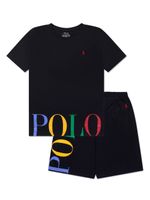 POLO RALPH LAUREN KIDS survêtement à logo imprimé - Noir