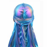 a-3 Laser zijde imitatie lange-tailed Pirate Hat Hip-hop Cape hoed Headkerchief