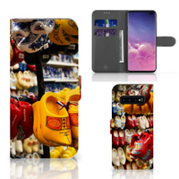 Samsung Galaxy S10 Plus Flip Cover Klompen - thumbnail