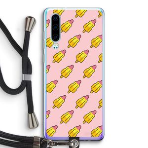 Waterijsjes: Huawei P30 Transparant Hoesje met koord