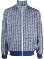 Lacoste sweat monogrammé à manches longues - Bleu - thumbnail