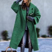 Loose Woolen Casual Coat