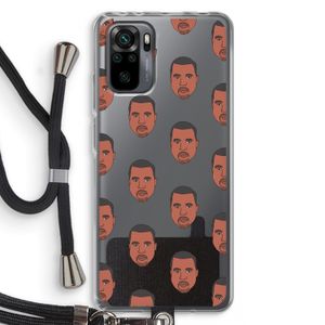 Kanye Call Me?: Xiaomi Redmi Note 10 Pro Transparant Hoesje met koord