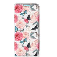 Xiaomi Redmi 10 Smart Cover Butterfly Roses - thumbnail