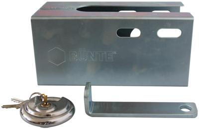 BÜNTE diefstalbeveiliging "safety box". anti-theft devices with locks & bolts