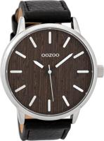 OOZOO Timepieces Horloge Zwart/Nut | C9259