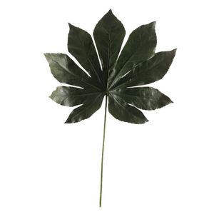 Donkergroene vingerplant kunsttak 55 cm   -