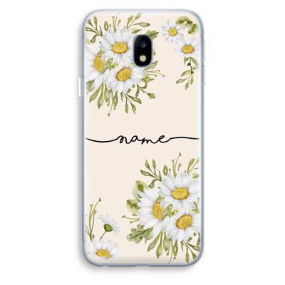 Daisies: Samsung Galaxy J3 (2017) Transparant Hoesje