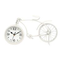 Tafelklok Gift Decor Wit Fiets (4 Stuks)