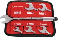 Rothenberger Moment-steeksleutel-set | sleutelwijdte 17-22-24-26-27-29 mm | 1 stuk - 175001 - 175001
