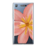 Pink Ellila Flower: Sony Xperia XZ1 Transparant Hoesje - thumbnail