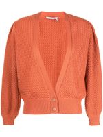 Agnona cardigan à col v - Orange