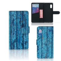 Samsung Xcover Pro | Book Style Case | Wood Blue