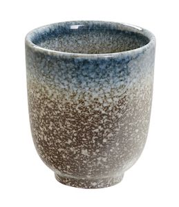 Theekop Grijs/Wit Marmer Effect - Tajimi - 7 x 8.5cm