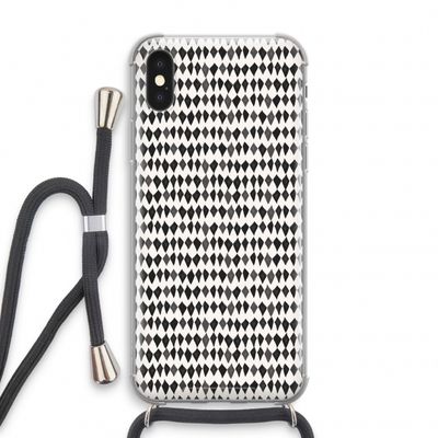 Crazy shapes: iPhone XS Transparant Hoesje met koord
