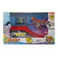 Toi-Toys vingerskateboard of fiets met skatebaan