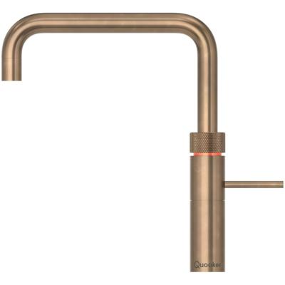 Quooker Fusion Square Messing Patina Kraan Goud