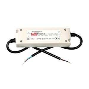 Mean Well PLN-30-36 LED-driver, LED-transformator Constante spanning, Constante stroomsterkte 30 W 0 - 0.84 A 25.2 - 36 V/DC PFC-schakeling,