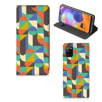 Samsung Galaxy A31 Hoesje met Magneet Funky Retro - thumbnail