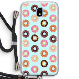 Donuts: Samsung Galaxy J5 (2017) Transparant Hoesje met koord