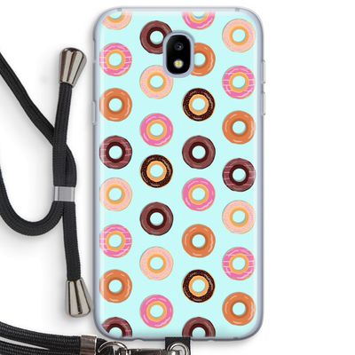 Donuts: Samsung Galaxy J5 (2017) Transparant Hoesje met koord