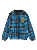 Versace Kids veste légère Tartan Medusa - Bleu - thumbnail