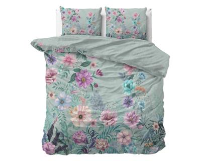 Dreamhouse Flore Blauw 200 x 200/220 + 2 x kussenslopen 60x70 cm