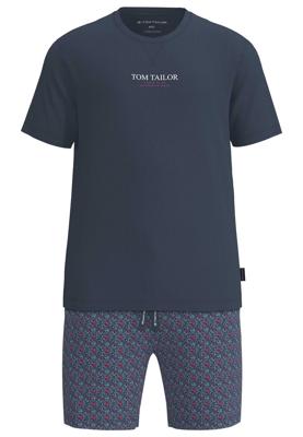 Midden blauwe Tom Tailor heren shortama