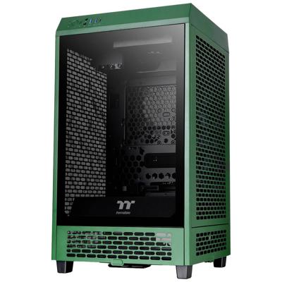 Thermaltake The Tower 200 Mini-tower PC-behuizing Racing-groen 2 voorgeïnstalleerde ventilators, Zijvenster, Stoffilter