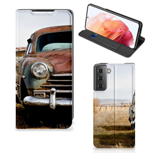 Samsung Galaxy S21 Stand Case Vintage Auto