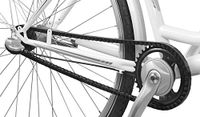 M-Wave Bicycle lock: max120, 1/2x1/8, clip on, blister verpakt