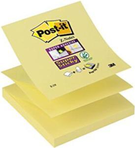 Post-it Z-notes 76x76mm super sticky geel (90 vel)