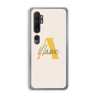 Amber Script: Xiaomi Mi Note 10 Transparant Hoesje