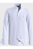 Tommy Hilfiger Slim Fit Jersey shirt wit, Effen