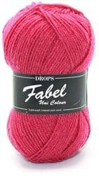 Drops Fabel Uni Colour 109 Dark Pink