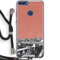Marrakech Skyline : Huawei P Smart (2018) Transparant Hoesje met koord