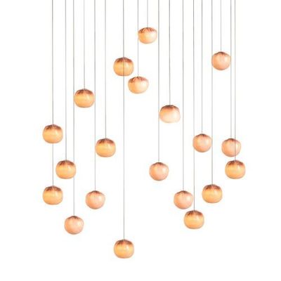 Bocci 84.20 Random Hanglamp - Wit - Rechthoekige plafondkap