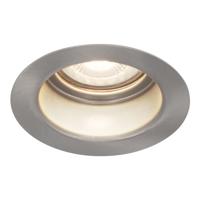 Mesa LED inbouwspot verzonken - 5 Watt 400 lumen - 4000K neutraal wit - GU10 - Dimbaar - Rond - IP65 waterdicht - RVS - Anti-glare