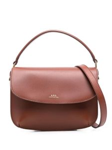 A.P.C. sac porté épaule Sarah en cuir - Marron