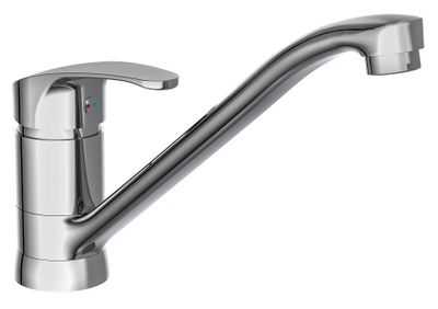 Schutte CELLINO ééngreepsmengkraan keuken | chroom
 35450