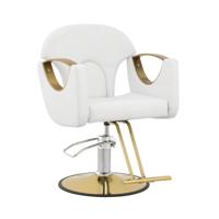 Kappersstoel met voetsteun - 53 - 64 cm - 180 kg - wit
