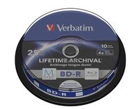 Verbatim 43825 M-Disc Blu-ray 25 GB 10 stuk(s) Spindel Bedrukbaar - thumbnail