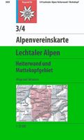 Wandelkaart 03/4 Alpenvereinskarte Lechtaler Alpen | Alpenverein