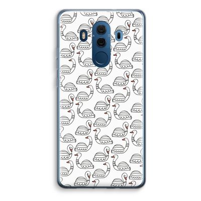 Zwanen: Huawei Mate 10 Pro Transparant Hoesje