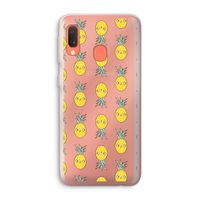 Ananas: Samsung Galaxy A20e Transparant Hoesje