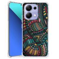 Xiaomi Redmi Note 13 4G Doorzichtige Silicone Hoesje Aztec