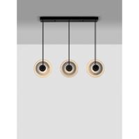 Lyora Unieke hanglampBallet zwart 3-lichts recht - 9416945