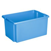 Sunware opslagbox kunststof 51 liter blauw 59 x 39 x 29 cm