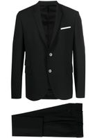 Neil Barrett costume slim à simple boutonnage - Noir - thumbnail