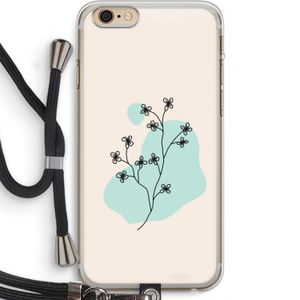 Love your petals: iPhone 6 PLUS / 6S PLUS Transparant Hoesje met koord